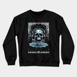 SKULL DRIP Crewneck Sweatshirt